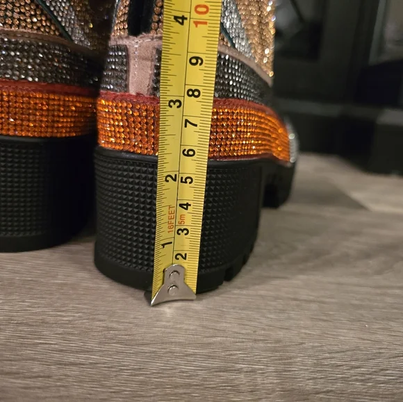 Cape Robbin Kingston Combat Boots for Women, Platform Boots Chunky Block heel - Picture 7 of 9